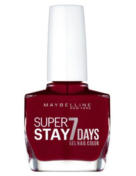 Maybelline, Forever Strong Super Stay 7 Days, Top Coat, Nail Polish, Nr. 265, Divine Wine, 10 ml - Feel You