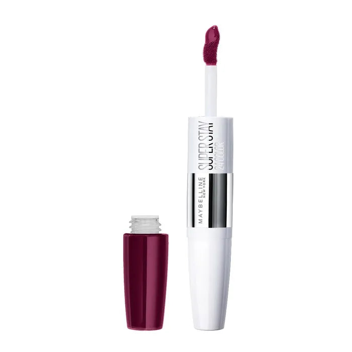 Maybelline Superstar 24 2-Step Liquid Lispstick Makeup 250 Sugar Plum - Feel You