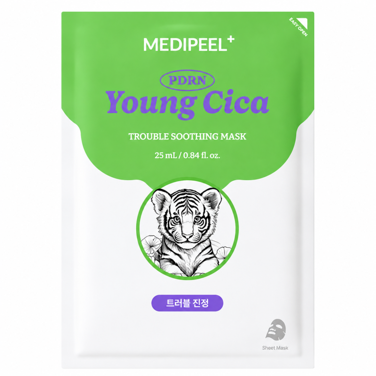 Medi-Peel - Young Cica PDRN Trouble Soothing Mask, 1 sheet