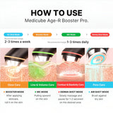 Medicube, Age-R Booster Pro, Microneedling Pen, Black - Feel You
