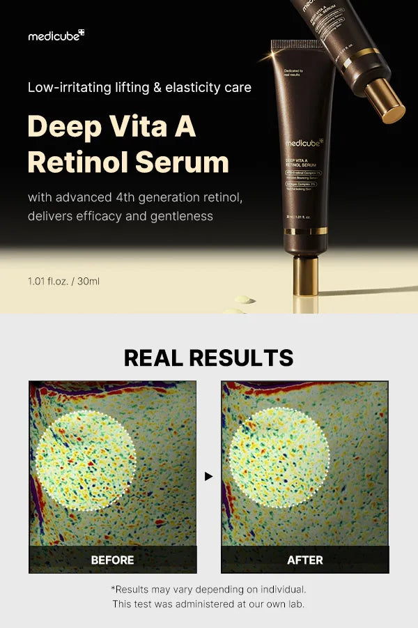 Medicube - Deep Vita A Retinol Serum, 30ml - Feel You