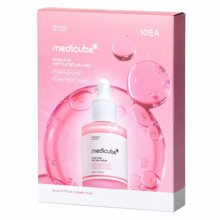 Medicube - PDRN Pink Peptide Serum Mask, 10sheets