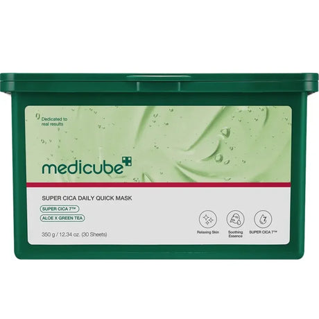 Medicube  - Super Cica Daily Quick Mask - Zklidňující pleťová maska 30 ks - Feel You
