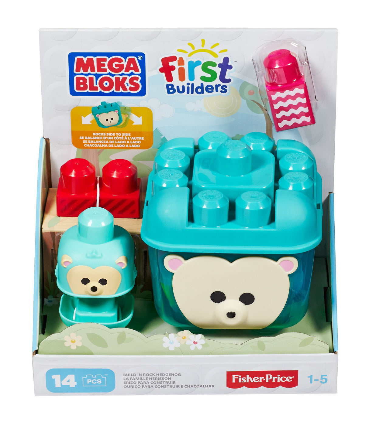 Mega Bloks, First Builders, Bouw & Wiebel Egel, Construction Set, Unisex, 1 - 5 years - Feel You