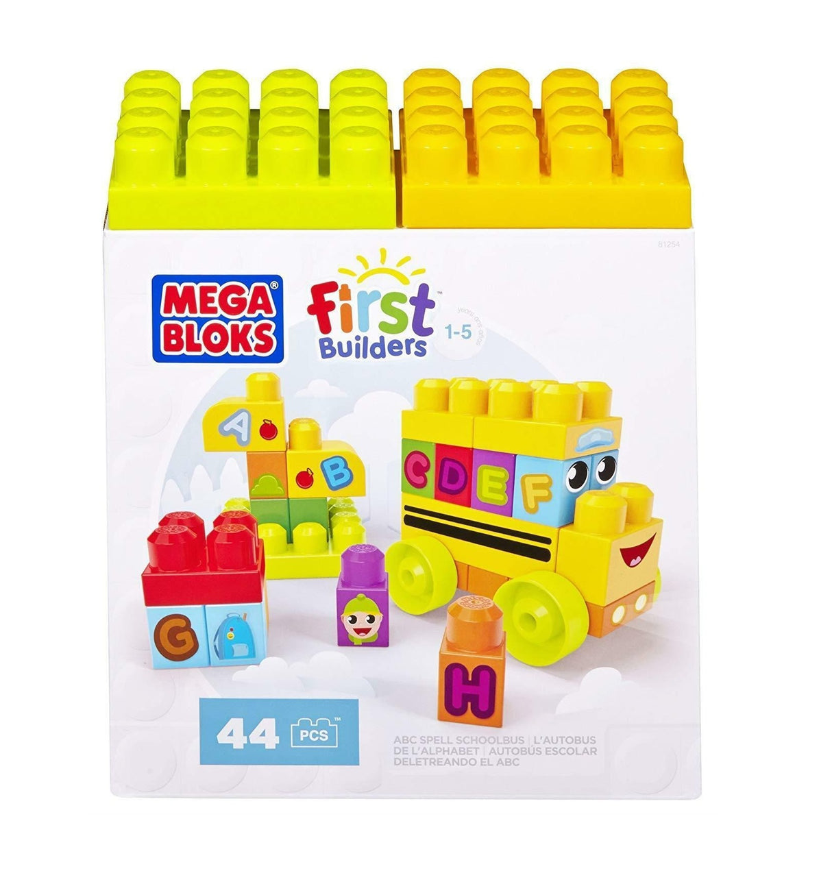 Mega Bloks, First Builders, Construction Set, Unisex, 1 - 5 years, 44 - Feel You