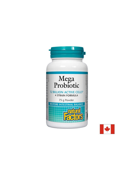 Mega Probiotic 12 Billion Active Probiotics - Powder - 75 грама - Feel You