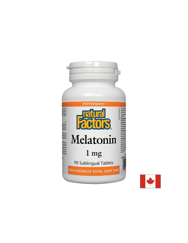 Melatonin/ Мелатонин 1 mg x 90 сублингвални таблетки Natural Factors - Feel You