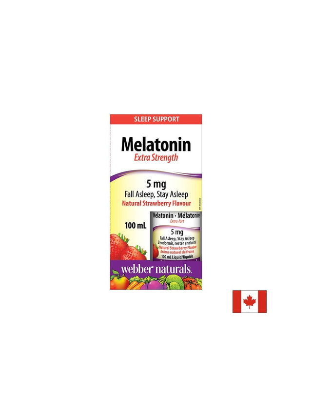 Melatonin Extra Strength/ Мелатонин (капки с вкус на ягода), 100 ml - Feel You