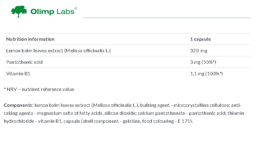 Melissa Premium Line 30 капсули - Feel You