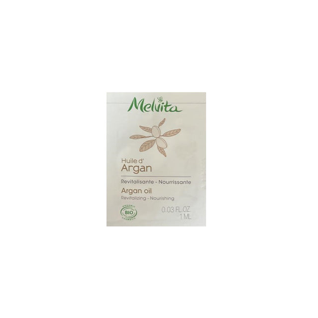 Melvita, Argan, Organic, Nourishing & Revitalizing, Oil, For Body, Face & Hair, 1 ml *Sample - Feel You