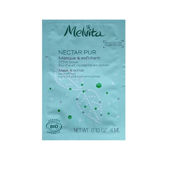 Melvita, Nectar Pur, Organic, Pore-Tight, Scrub Mask, For Face, 4 ml *Sample - Feel You
