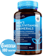 Men's Multivitamins and Minerals 180 Vegan Tablets - Feel You