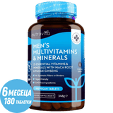 Men's Multivitamins and Minerals 180 Vegan Tablets - Feel You