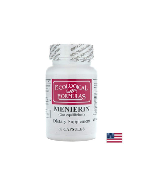 Menierin (Оto-equilibrium) - Мениерин, 60 капсули Ecological Formulas - Feel You