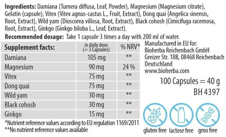 Menopause Essentials - 100 капсули - Feel You