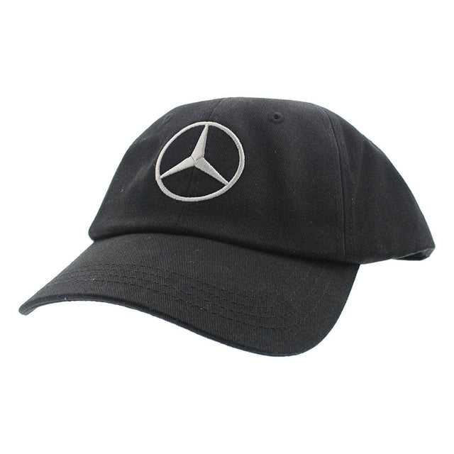 Mercedes-Benz, Black Cap, Logo Detail, Rubber Cap, Black - Feel You