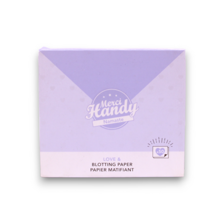 Merci Handy,  Namaste, Love, Cleansing Blotting Paper, 50 pcs - Feel You
