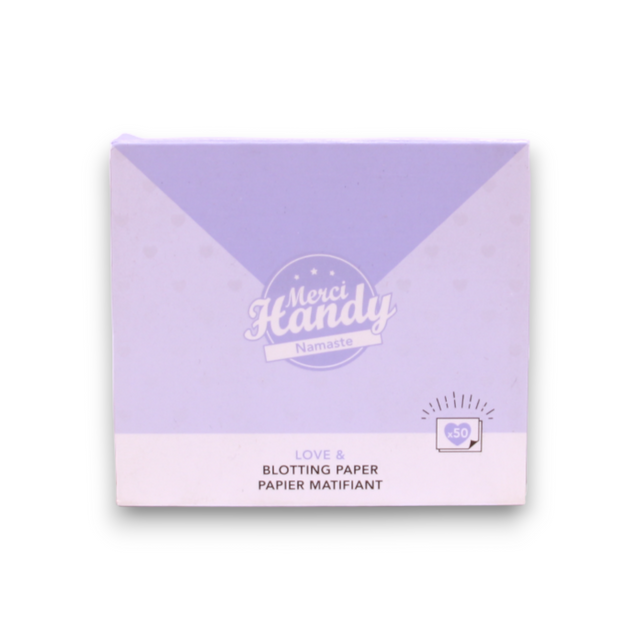 Merci Handy,  Namaste, Love, Cleansing Blotting Paper, 50 pcs - Feel You