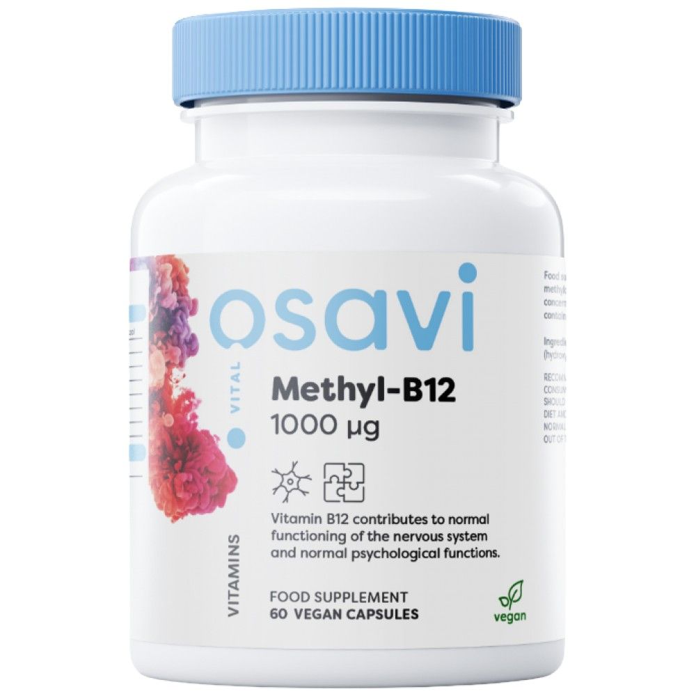 Methyl B-12 1000 mcg - 120 капсули - Feel You