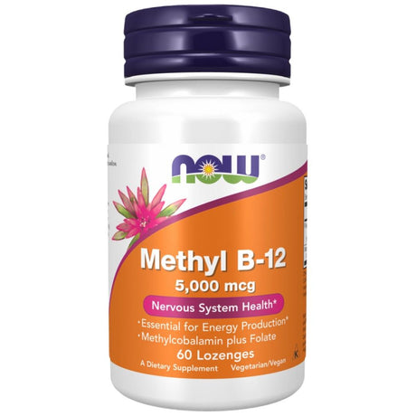 Methyl B-12 5000 mcg | with Folic Acid Quatrefolic® - 60 Подезични таблетки - Feel You