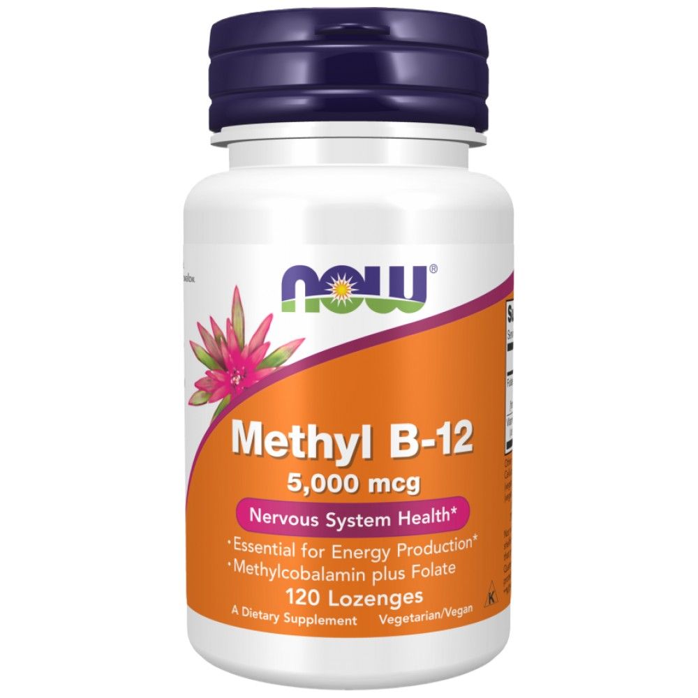 Methyl B-12 5000 mcg | with Folic Acid Quatrefolic® - 60 Подезични таблетки - Feel You