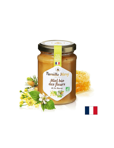 Miel bio des fleurs de la Marne/ Био пчелен цветен мед, 230 g Famille Mary - Feel You