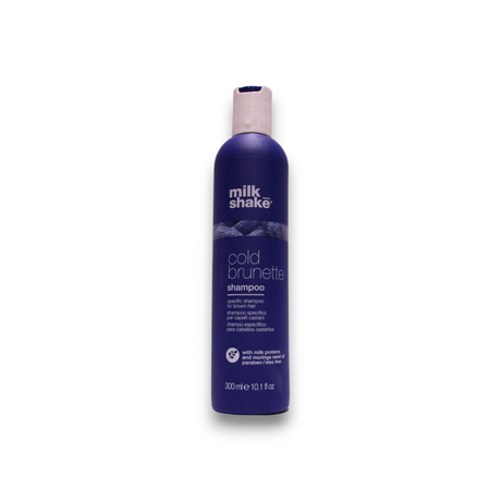 Milk Shake, Cold Brunette, Moringa Oil, Hair Shampoo, Remove Warm Tones – Red/Orange, 300 ml - Feel You