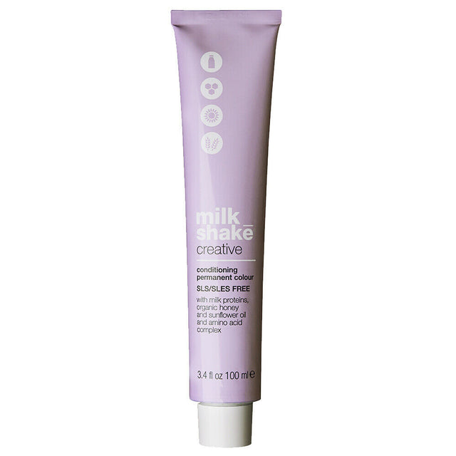 Milk Shake, Creative, SLS/SLES-Free, Permanent Hair Dye, 4.014NA Natural Ash Medium Brown, 100 ml - Feel You