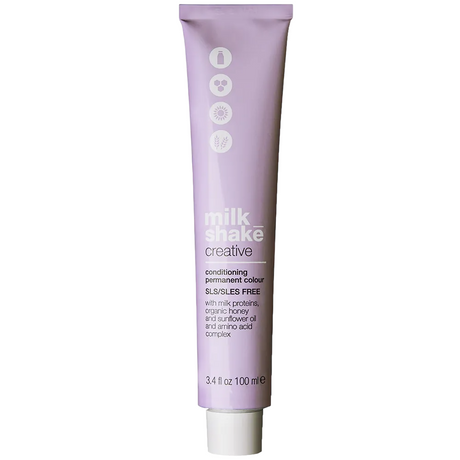 Milk Shake, Creative, SLS/SLES-Free, Permanent Hair Dye, 5.00 Castano Chiaro, 100 ml - Feel You