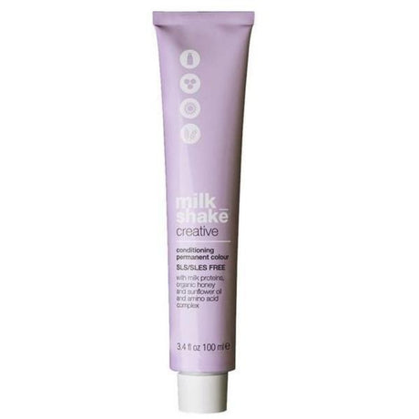 Milk Shake, Creative, SLS/SLES-Free, Permanent Hair Dye, 6.136AG Ash Gold Dark Blond, 100 ml - Feel You