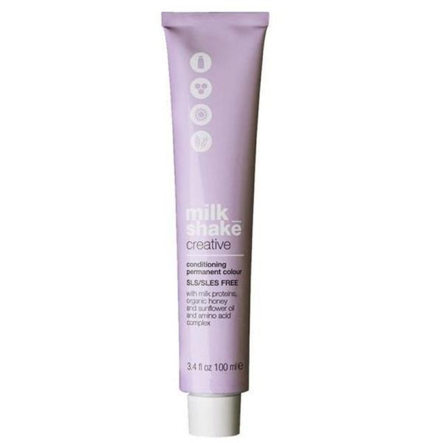 Milk Shake, Creative, SLS/SLES-Free, Permanent Hair Dye, 6.136AG Ash Gold Dark Blond, 100 ml - Feel You