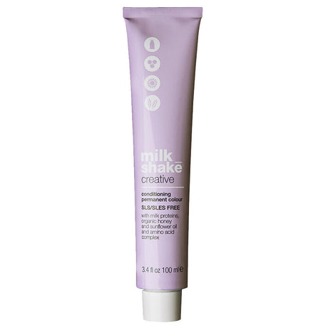 Milk Shake, Creative, SLS/SLES-Free, Permanent Hair Dye, 7.017NA Natural Ash Medium Blond, 100 ml - Feel You