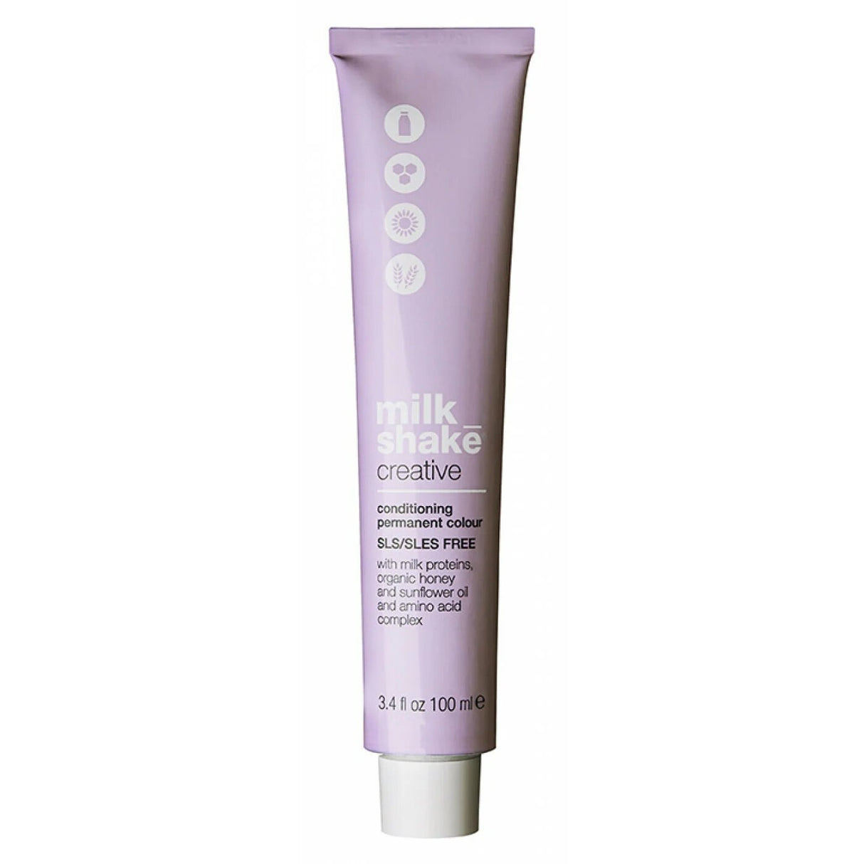 Milk Shake, Creative, SLS/SLES-Free, Permanent Hair Dye, 7.07NN Medium Blond Intense Natural, 100 ml - Feel You