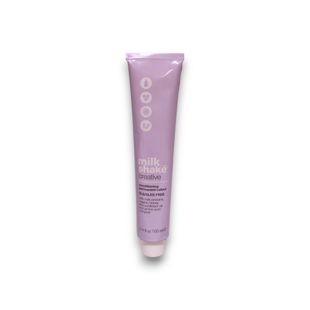 Milk Shake, Creative, SLS/SLES-Free, Permanent Hair Dye, 7.137AG Ash Gold Medium Blond, 100 ml - Feel You
