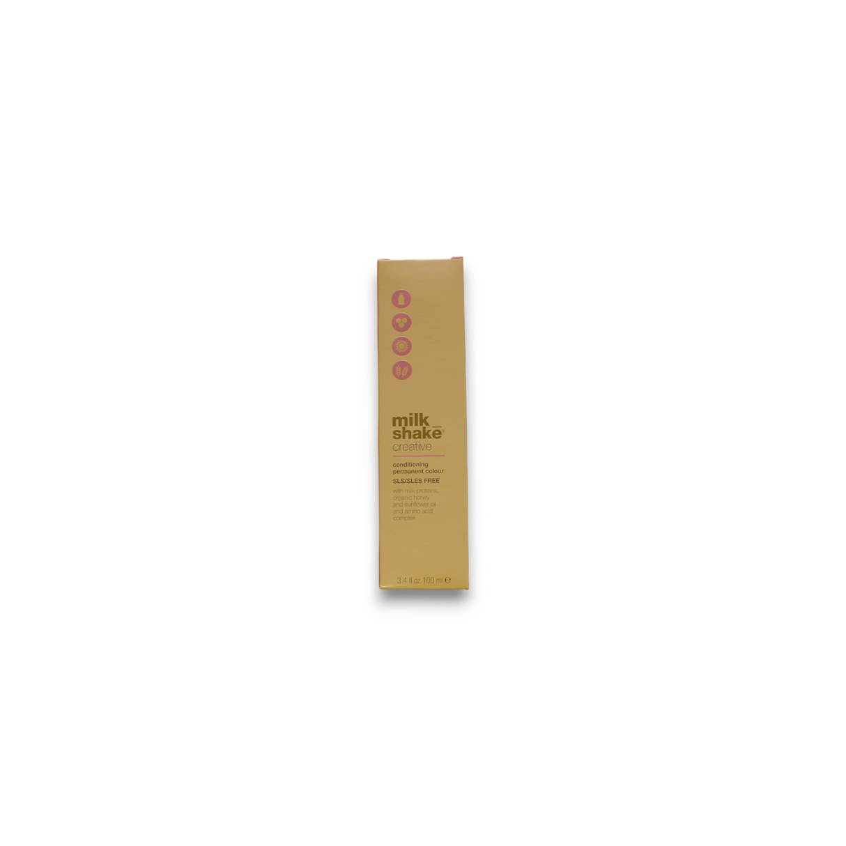 Milk Shake, Creative, SLS/SLES-Free, Permanent Hair Dye, 7.17A Medium Ash Blond, 100 ml - Feel You