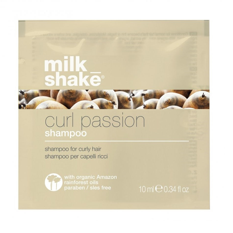 Milk Shake, Curl Passion, Paraben-Free, Hair Shampoo, Softness & Manageability, 10 ml - Feel You