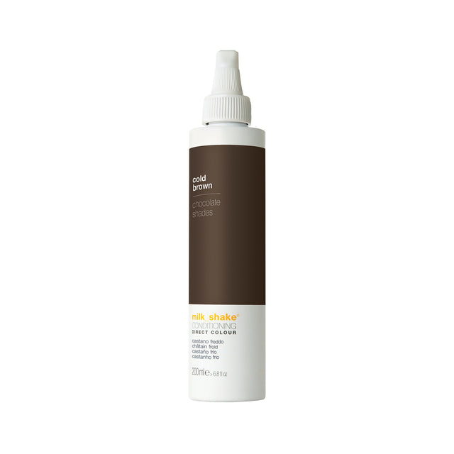 Milk Shake, Direct Colour, Ammonia-Free, Hair Colour Conditioner,  Cold Brown, 200 ml - Feel You