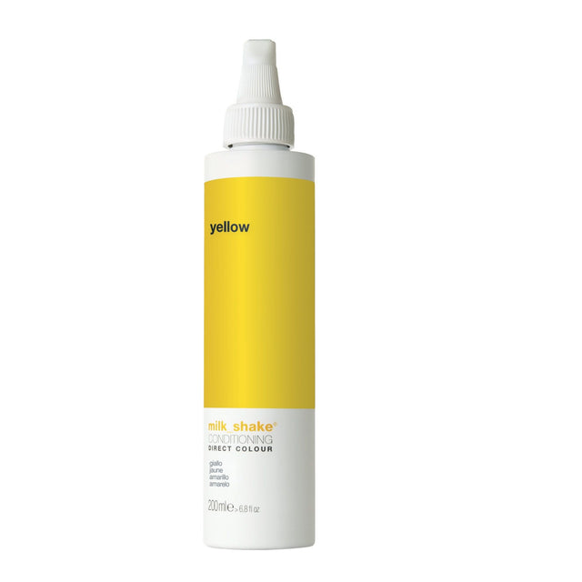 Milk Shake, Direct Colour, Ammonia-Free, Hair Colour Conditioner,  Yellow, 200 ml - Feel You