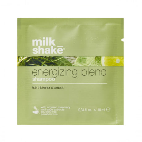 Milk Shake, Energizing Blend, Sulfates-Free, Hair Shampoo, Thickening, 10 ml - Feel You