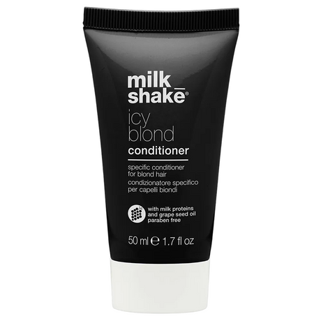 Milk Shake, Icy Blond, Milk Proteins, Hair Conditioner, Counteracts Yellow Or Orange Tones, 50 ml - Feel You
