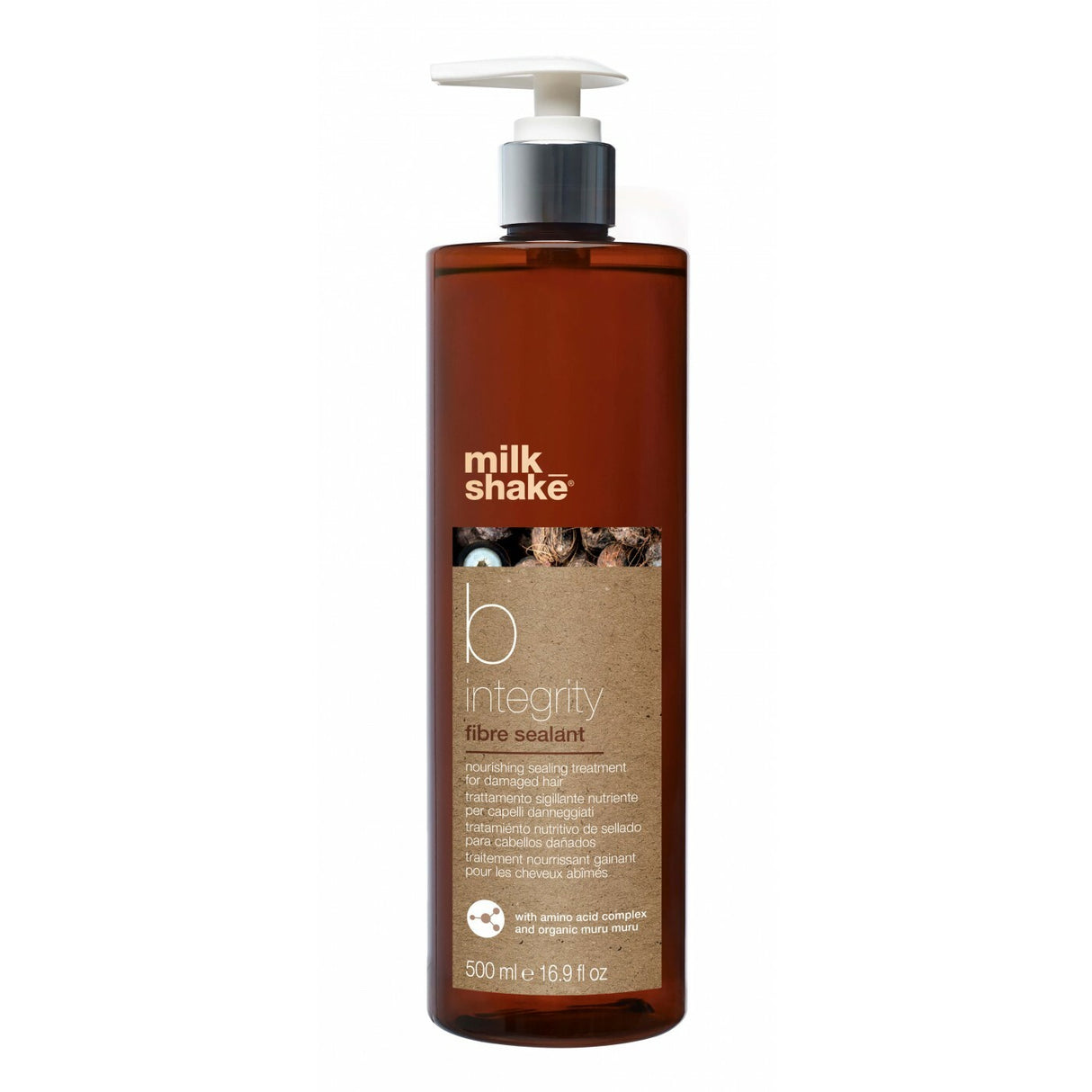Milk Shake, Integrity Reconstruction System Fibre Sealant No.B, Hyaluronic Acid, Hair Lotion Treatment, For Repairing, 500 ml - Feel You