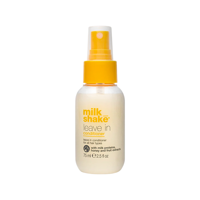 Milk Shake, Leave-In, Milk Proteins, Hair Leave-In Conditioner, Balances Moisture, 75 ml - Feel You