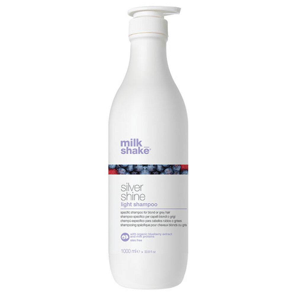 Milk Shake - Silver Shine Light Shampoo (platinum blonde and gray hair) - 1000ml - Feel You
