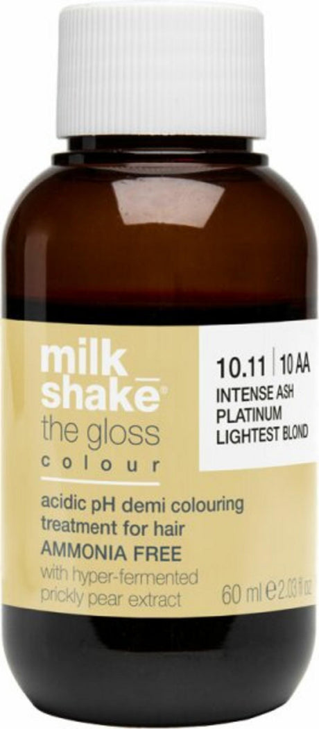 Milk Shake, The Gloss Acidic pH Demi-Permanent Colour 10.1, Demi-Permanent Hair Dye, 10.1 Platinum Blonde, 60 ml - Feel You