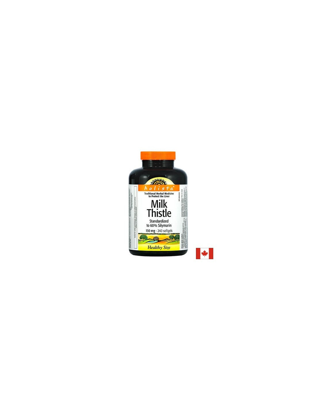 Milk Thistle / Бял трън Holista®150 mg, 240 софтгел капсули Natural Factors - Feel You