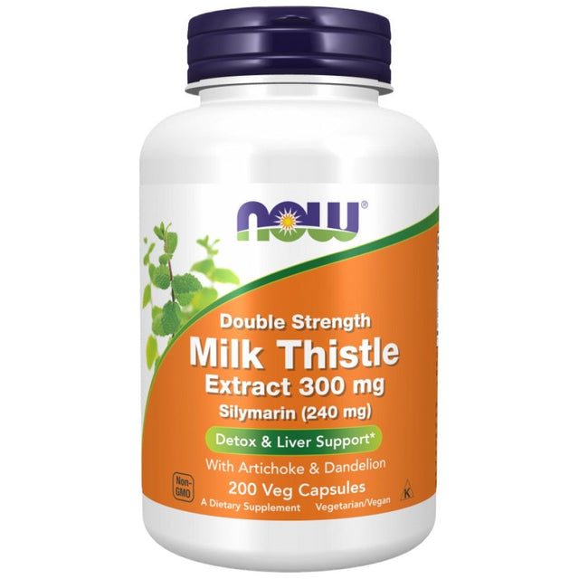Milk Thistle - Silymarin Extract | Double Strength with Artichoke & Dandelion - 200 капсули - Feel You