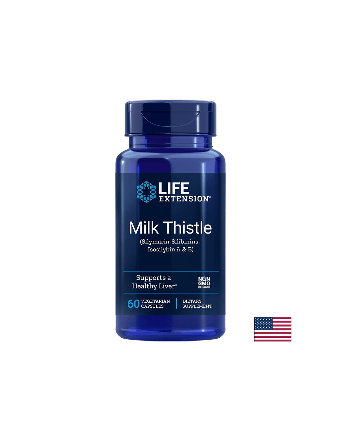 Milk Thistle (Silymarin-Silibinins-Isosilybin A & B) / Екстракт от бял трън, 60 капсули - Feel You