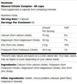Mineral Citrate Complex - 60 капсули - Feel You
