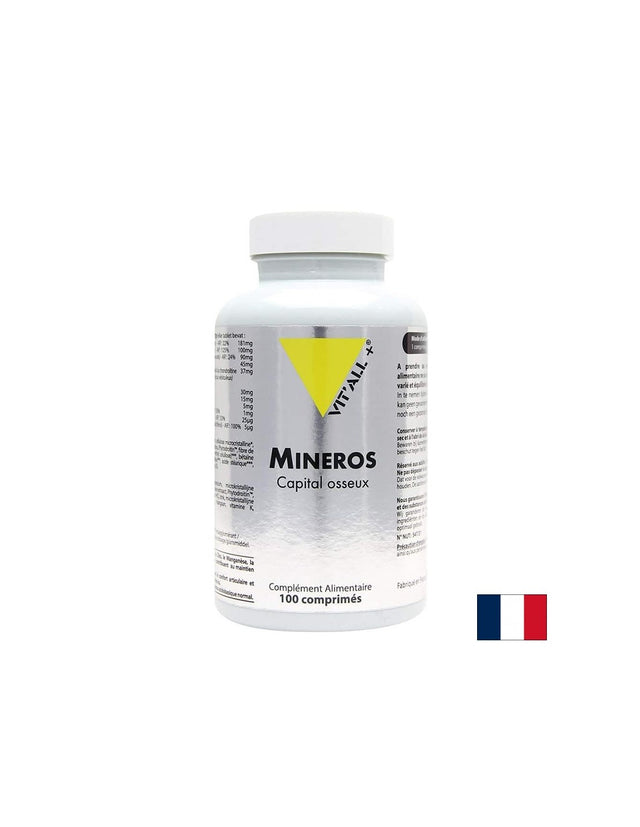 Кости и стави - Минерали Mineros, 100 таблетки - Feel You