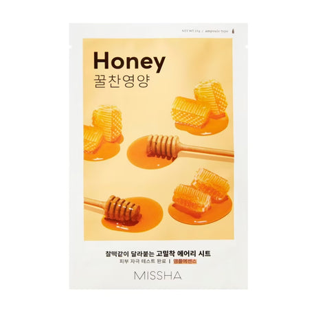 Missha - Airy Fit Sheet Mask - Honey, 19g - Feel You